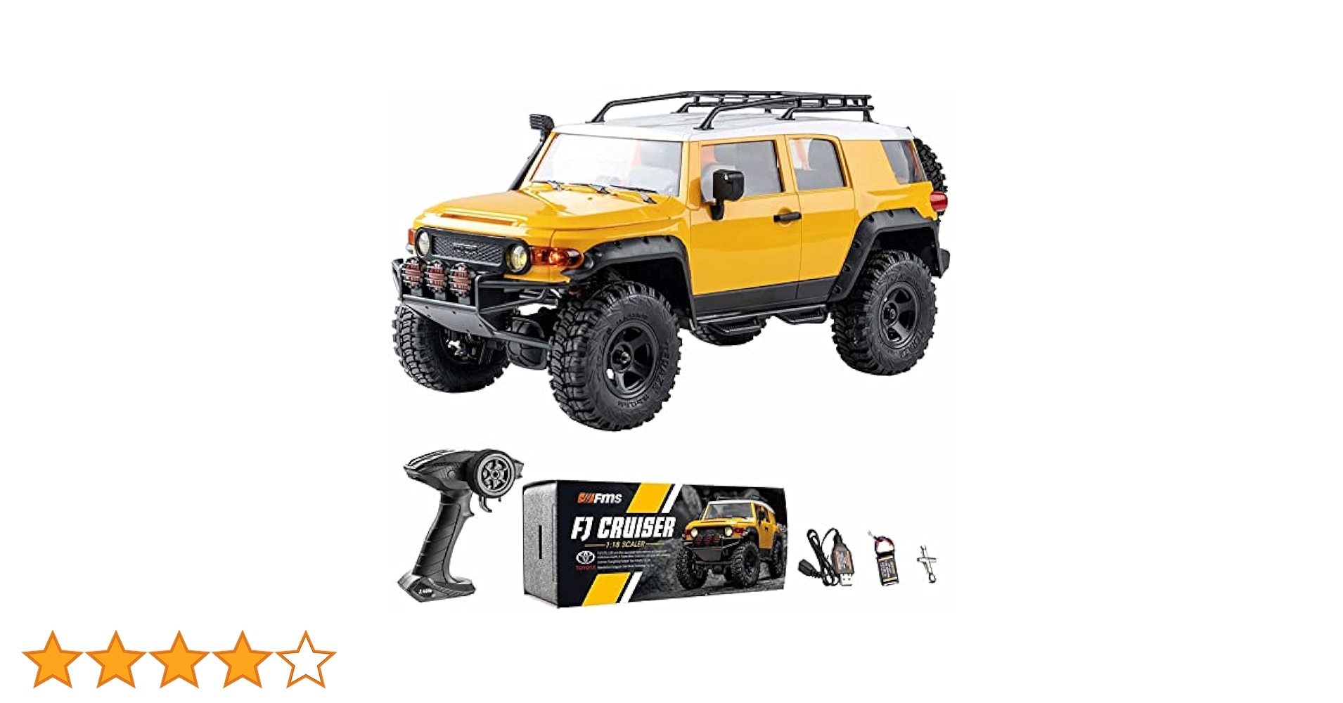 【人気モデル】FMS FJクルーザー 1/18 RTR ラジコン RC Amazon.co.jp: FMS 1/18 FJクルーザーRCモデル、オフロード